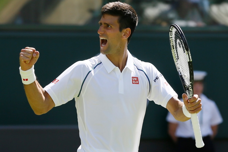 Novak Djokovič zápas 1. kola Wimbledonu zvládl bez problémů. Neztratil ani set