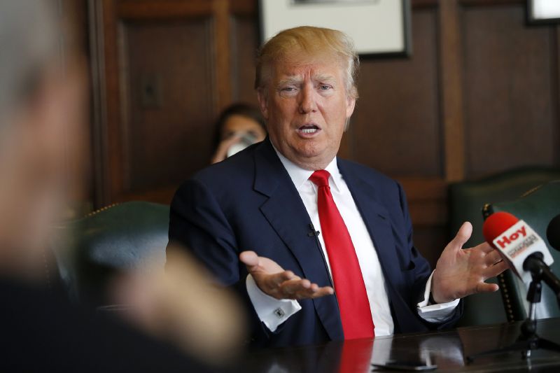 Americký miliardář Donald Trump.