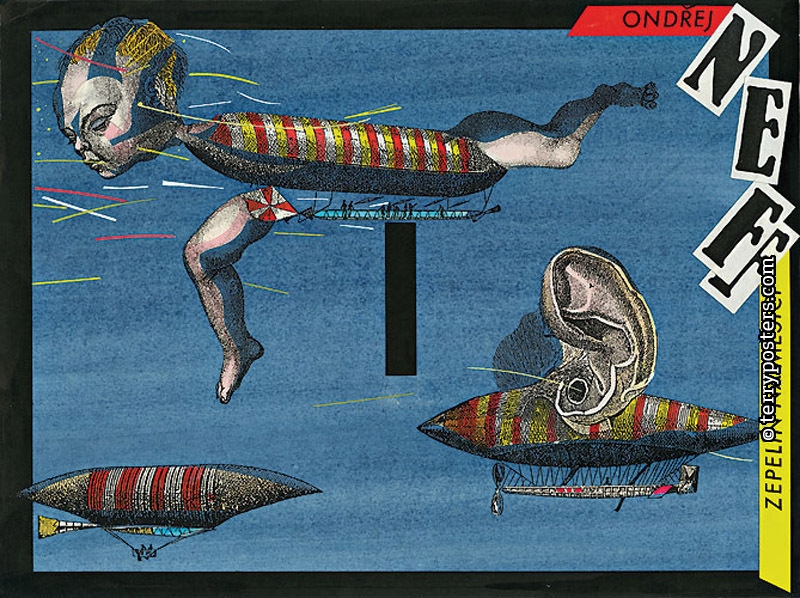 Obálka ke knize Ondřeje Neffa, kterou vytvořil Zdeněk Ziegler.