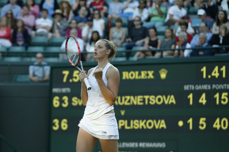 Kristýna Plíšková na Wimbledonu překvapuje. Proti všem předpokladům došla už do 3. kola.