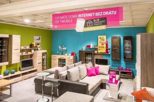 Reklama na T-Mobile.