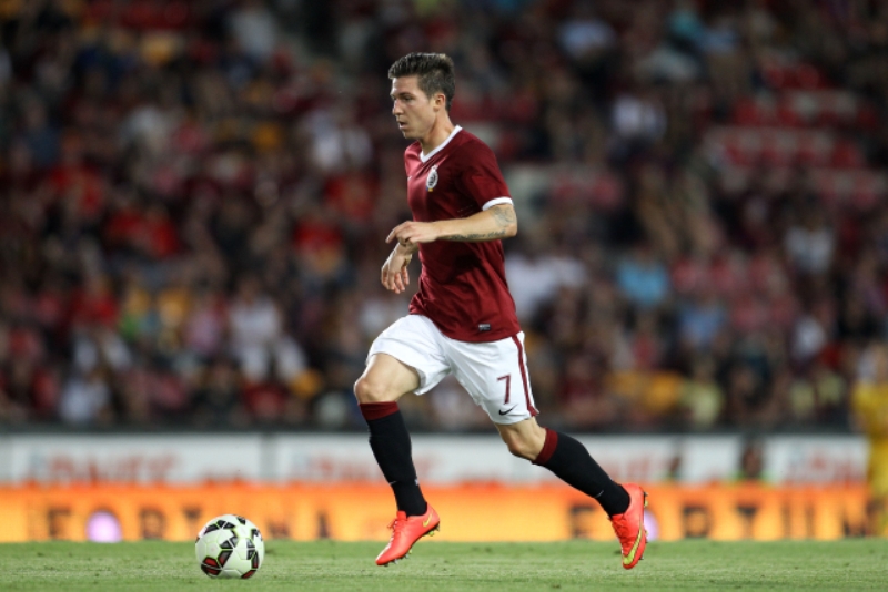 Tomáš Přikryl v dresu Sparty.