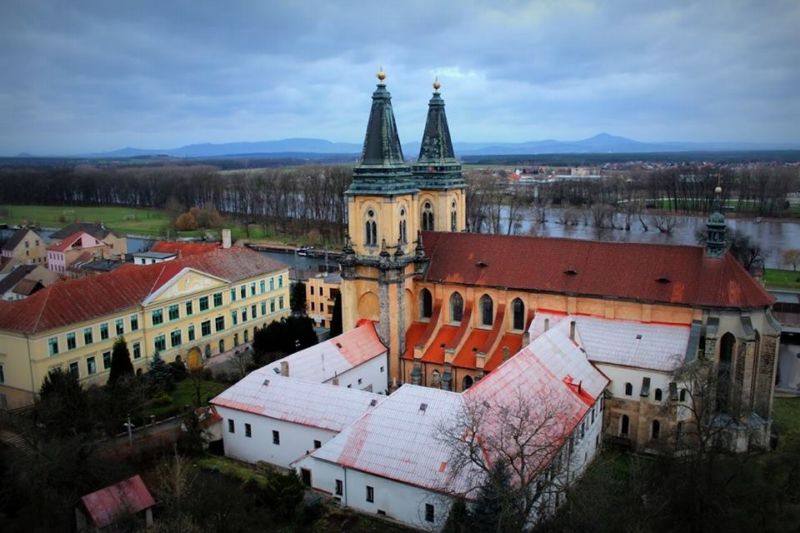Klášter v Roudnici nad Labem.