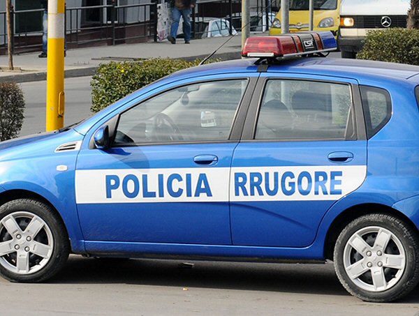 Vůz albánské policie (ilustrační foto).