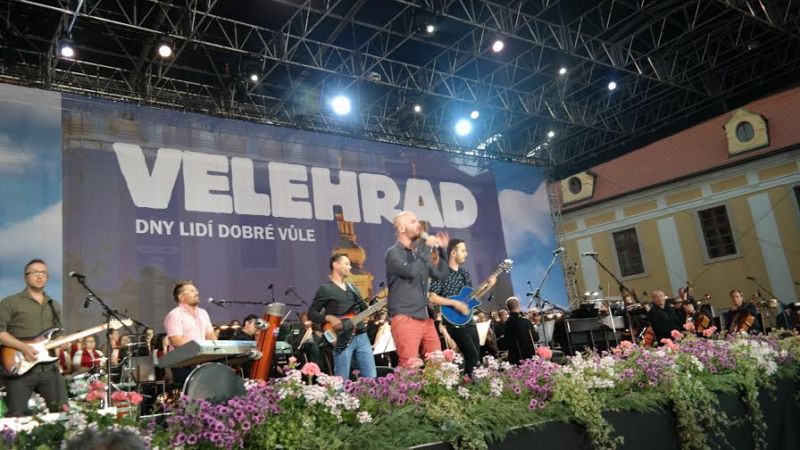 Benefiční koncert ve Velehradě.