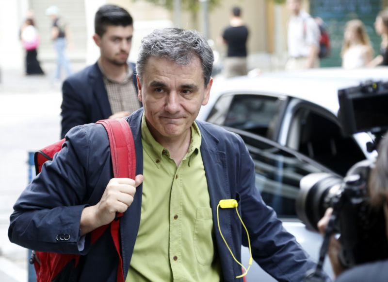Euklidis Tsakalotos, nový ministr financí v Řecku. Euklidis Tsakalotos, nový ministr financí v Řecku.