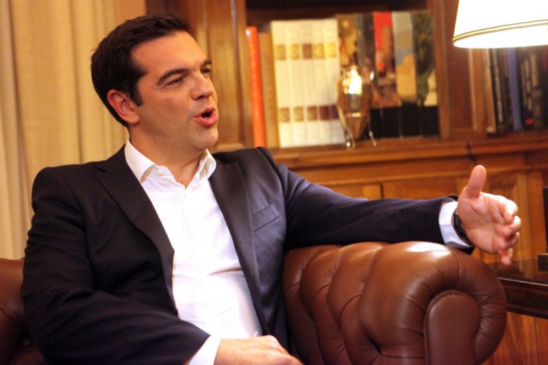 Řecký premiér Alexis Tsipras. Řecký premiér Alexis Tsipras.