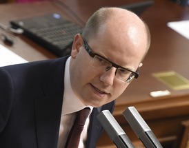 Premiér Bohuslav Sobotka.