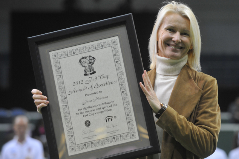 Bývalá wimbledonská šampionka Jana Novotná.