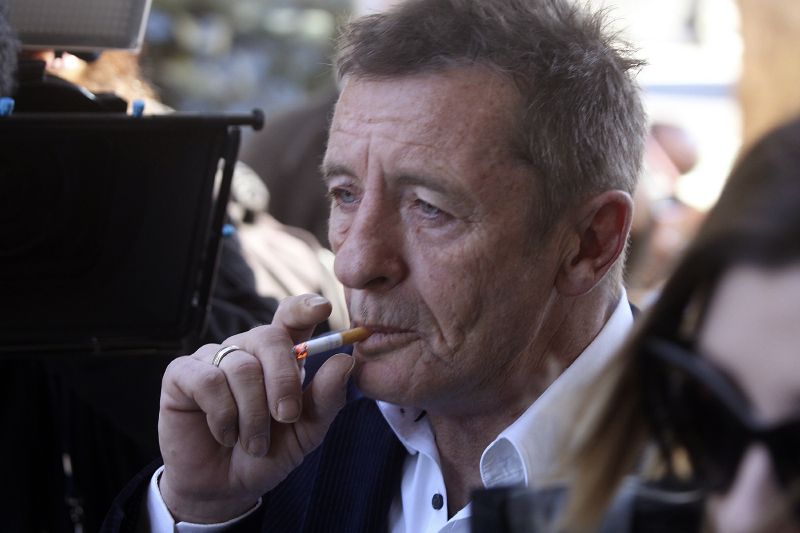 Bubeník australské kapely AC/DC Phil Rudd.