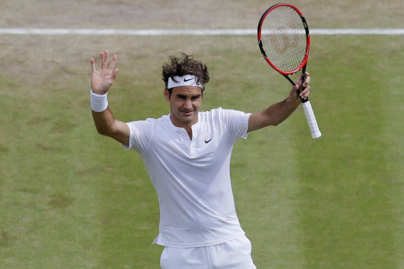 Roger Federer je znovu ve finále Wimbledonu. Opět narazí na Djokoviče.