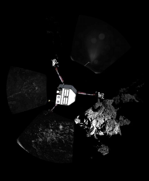 Sonda Philae je prvním lidským výtvorem, kterému se podařilo přistát na kometě (ilustrační foto). Sonda Philae je prvním lidským výtvorem, kterému se podařilo přistát na kometě (ilustrační foto).