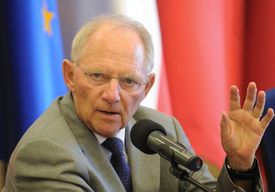 Německý ministr financí Wolfgang Schäuble.