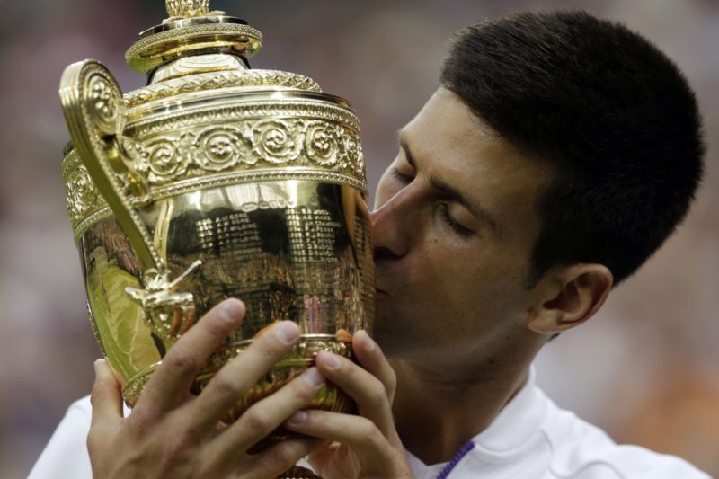 Tenista Novak Djokovič.