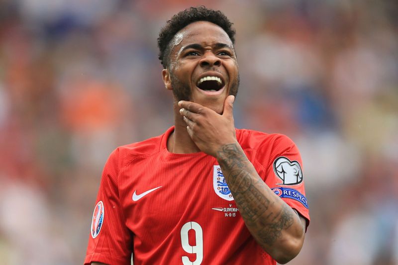 "Prodávané zboží" Raheem Sterling. 