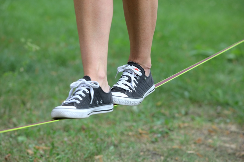 Zkuste slackline!