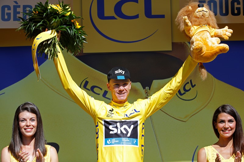 Vedoucí Brit Chrise Froome.