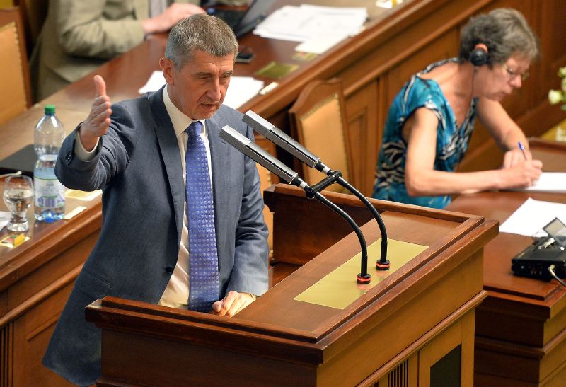 Ministr financí Andrej Babiš (ANO).