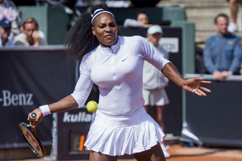 Tenistka Serena Williamsová. 