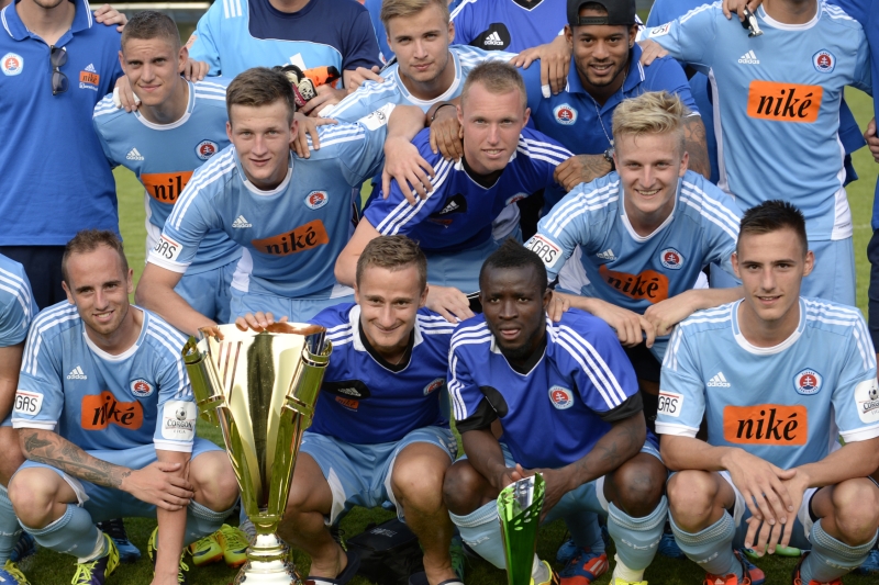 Fotbalisté Slovanu Bratislava. 