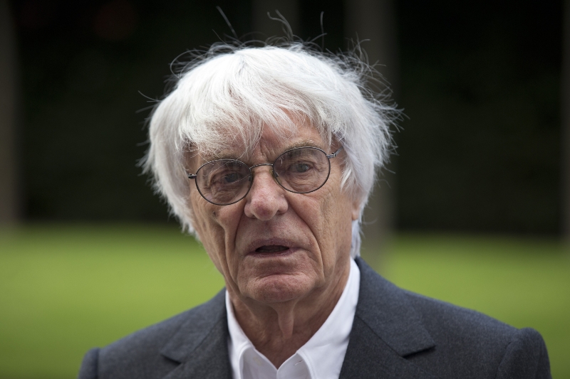 Komerční šéf mistrovského seriálu Bernie Ecclestone.