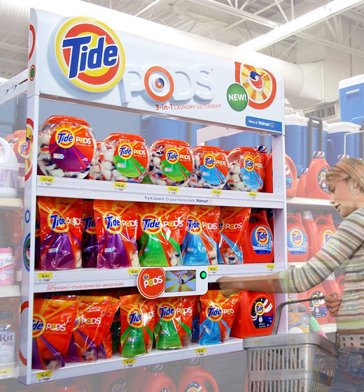Tide a interaktivní displej.