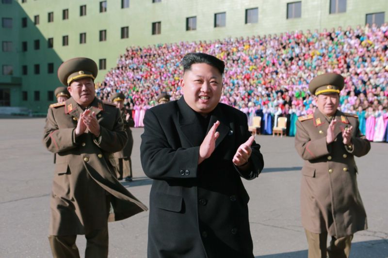 Korejský diktátor Kim Čong-un.
