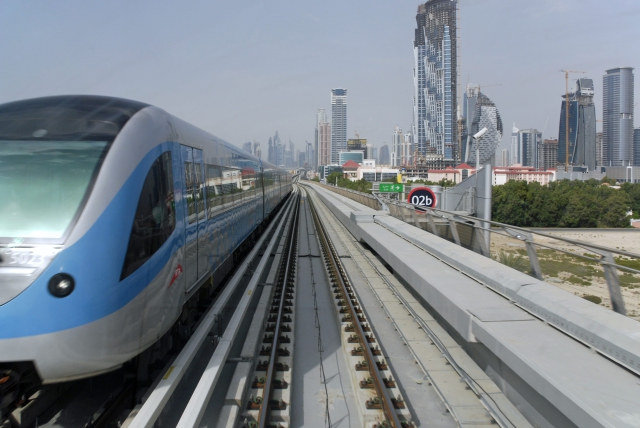Takhle vypadá "bezpilotní" metro v Dubaji. Takhle vypadá "bezpilotní" metro v Dubaji.