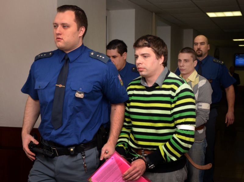 Sourozenci Kamil Rossi (v popředí) a Dušan Juříček.