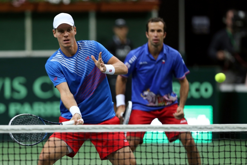 Tomáš Berdych (vlevo) a Radek Štěpánek.