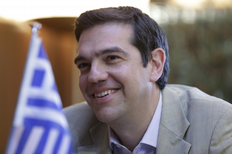 Řecký premiér Alexis Tsipras. Řecký premiér Alexis Tsipras.