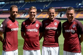 Fotbalisté Sparty představili nové dresy.