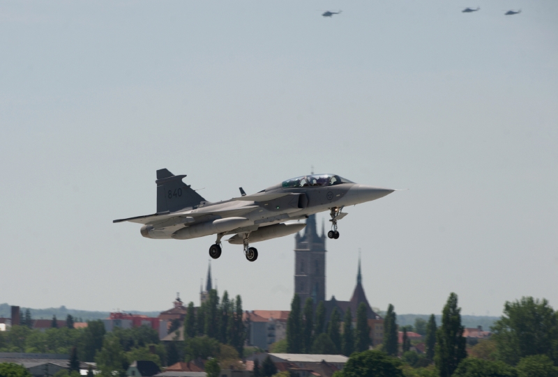 Gripen JAS-39 Armády České republiky (ilustrační foto).
