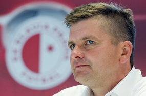 Nový trenér Slavie Praha Dušan Uhrin ml.