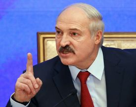 Běloruský diktátor Alexandr Lukašenko.