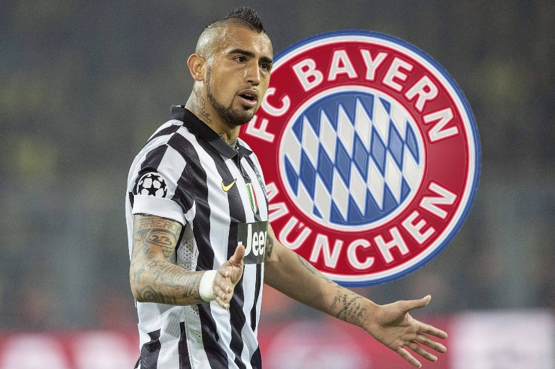 Chilský fotbalista Arturo Vidal odchází z Juventusu do Bayernu Mnichov. 