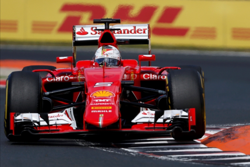 Sebastian Vettel ve svém voze.
