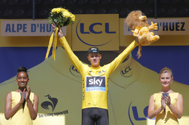 Chris Froome, vítěz Tour de France.