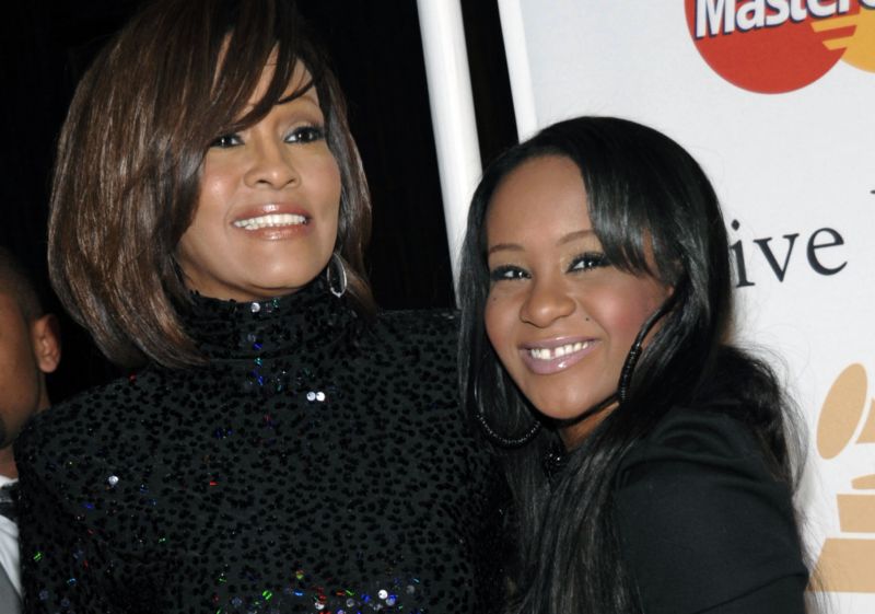 Bobbi Kristina Brownová se svou matkou Whitney Houstonovou.