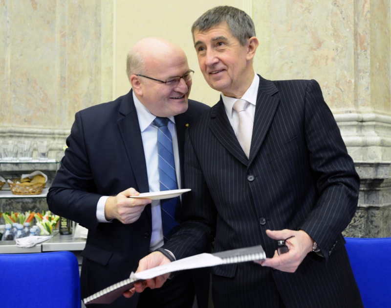Daniel Herman a Andrej Babiš. 