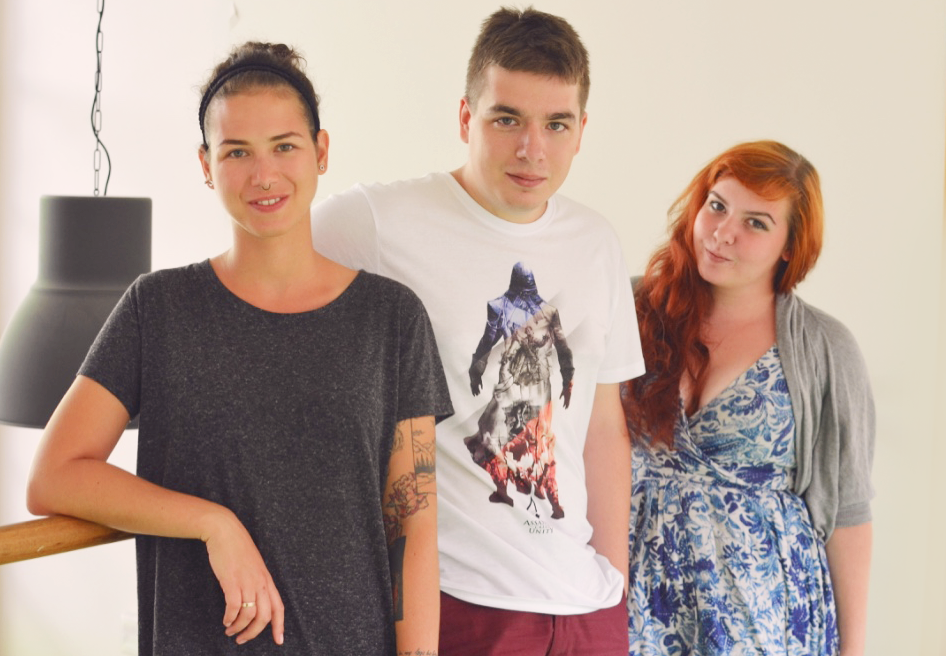 Zleva Veronika Augustová, Jan Studnička a Eva Došková.