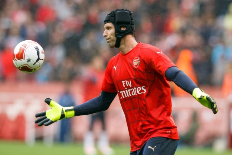 Petr Čech, brankář Arsenalu.