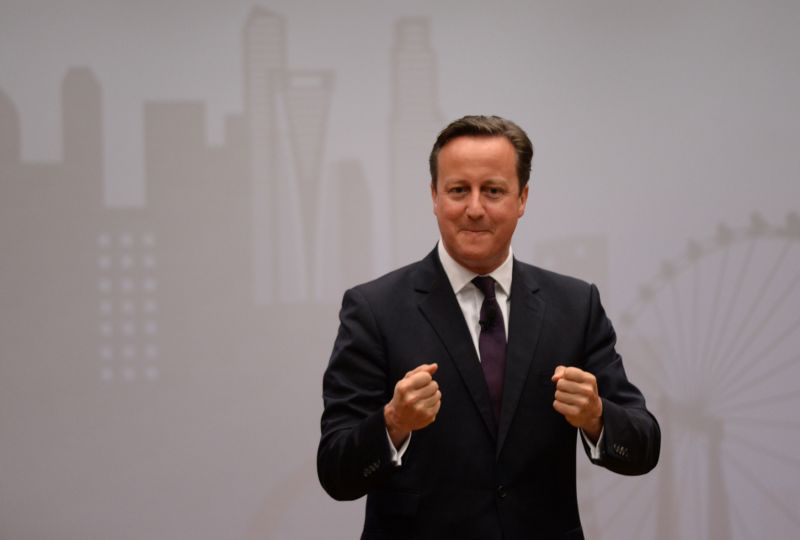Britský premiér David Cameron.