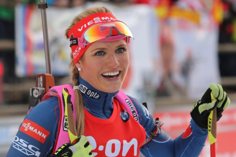 Biatlonistka Gabriela Soukalová.