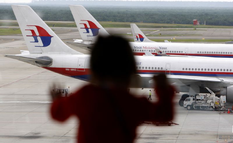 Letadla společnosti Malaysia Airlines, jejíž letadlo zmizelo beze stopy (ilustrační foto).