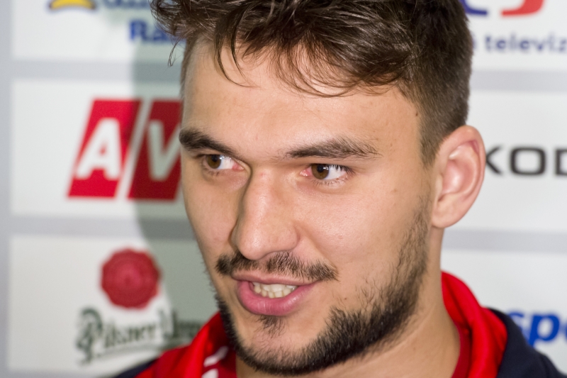 Gólman Jakub Kovář. Gólman Jakub Kovář.