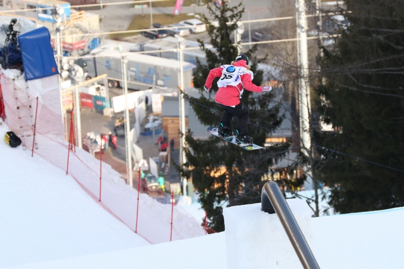 Snowboardistka Kateřina Vojáčková. Snowboardistka Kateřina Vojáčková.