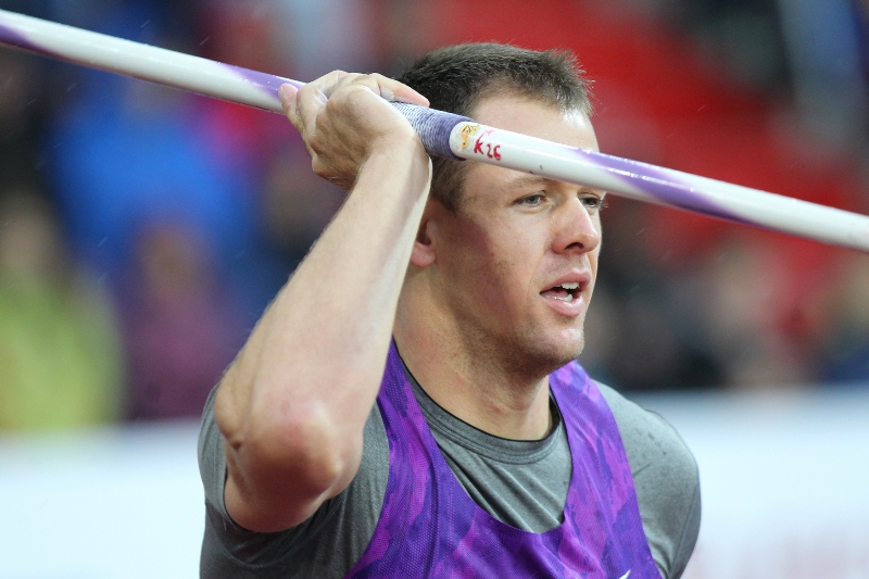 Oštěpař Petr Frydrych. Oštěpař Petr Frydrych.