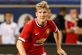 Bastian Schweinsteiger v dresu Manchesteru United.