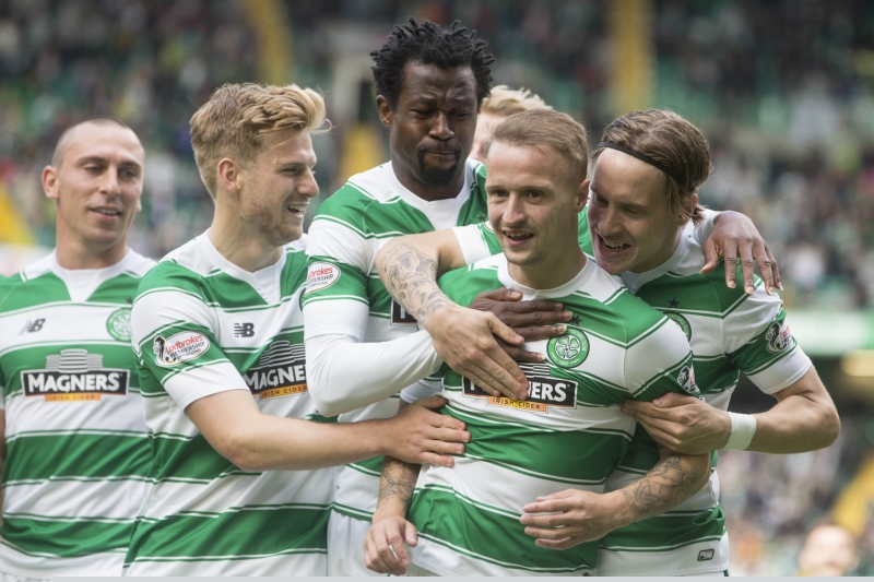 Hráči Celticu se radují z postupu, nyní je čeká cesta do Ázerbájdžánu.